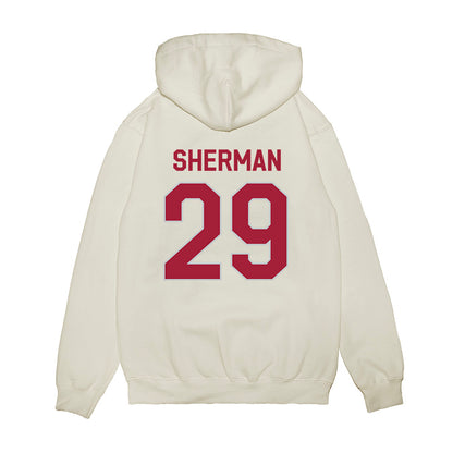 Alabama - NCAA Football : Nick Sherman - We're In Premium Hooded Sweatshirt-1