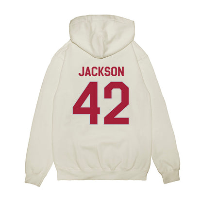 Alabama - NCAA Football : Ben Jackson - We're In Premium Hooded Sweatshirt-1