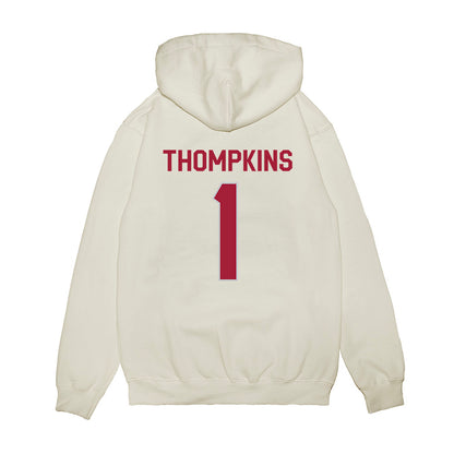 Alabama - NCAA Football : Devan Thompkins - We're In Premium Hooded Sweatshirt-1