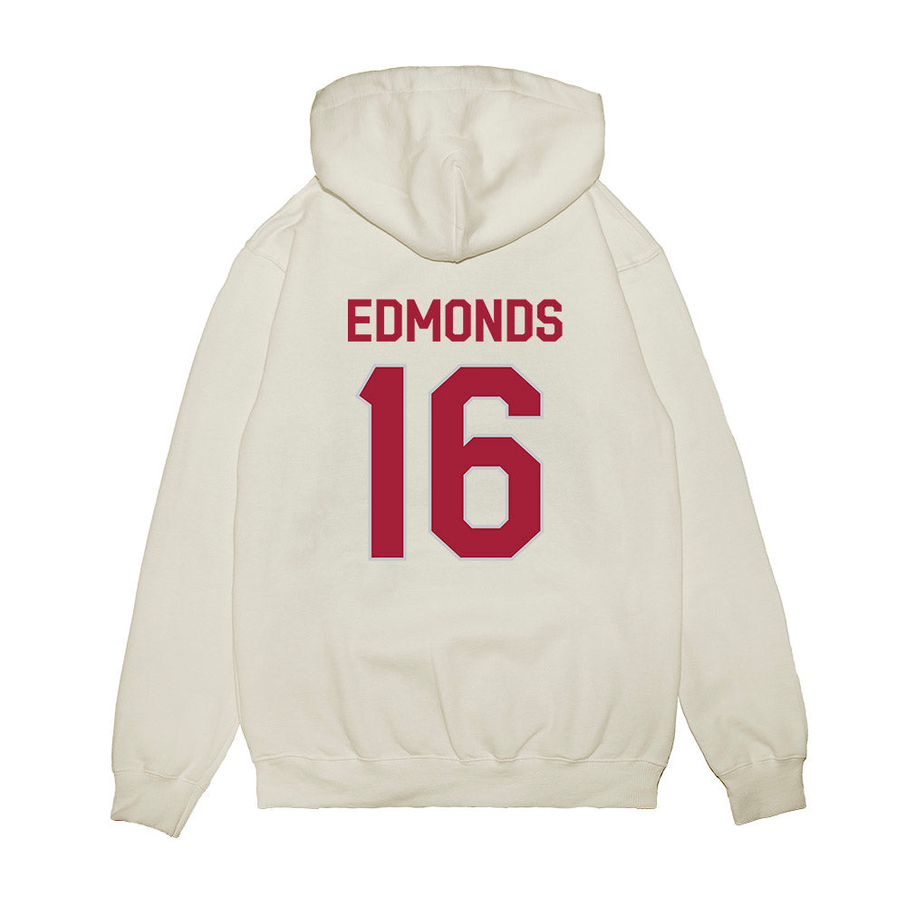 Alabama - NCAA Football : Jorden Edmonds - We're In Premium Hooded Sweatshirt-1
