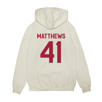 Alabama - NCAA Football : Jamarion Matthews - We're In Premium Hooded Sweatshirt-1