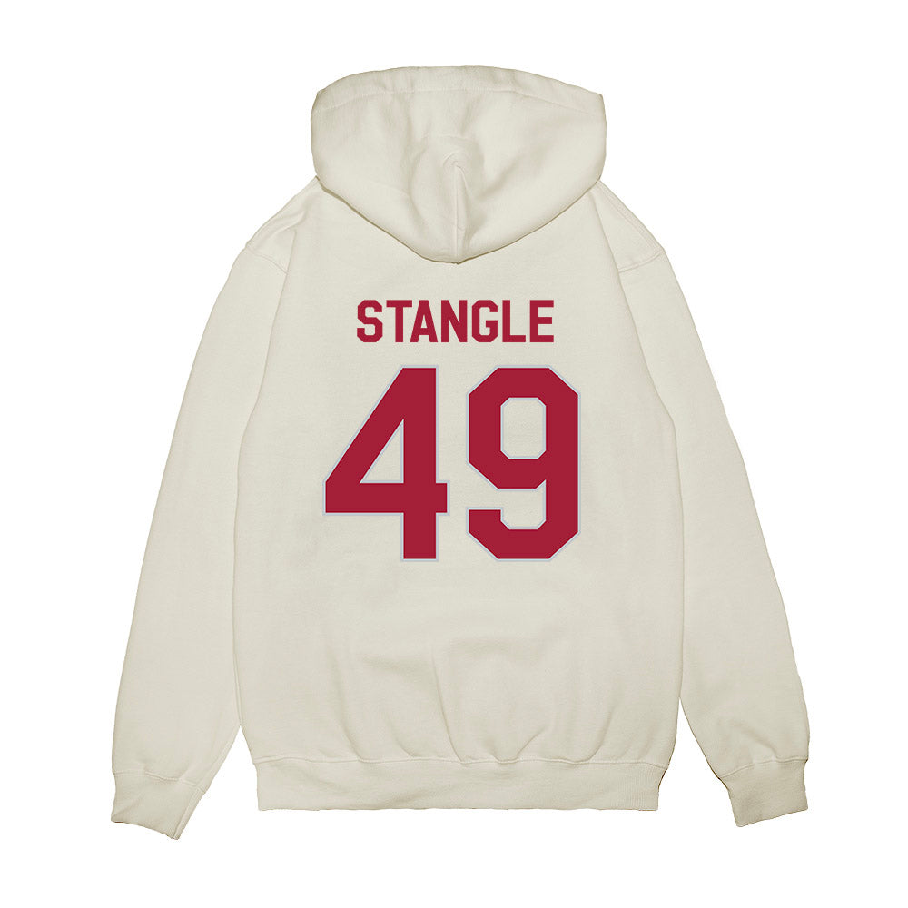 Alabama - NCAA Football : Ethan Stangle - We're In Premium Hooded Sweatshirt-1