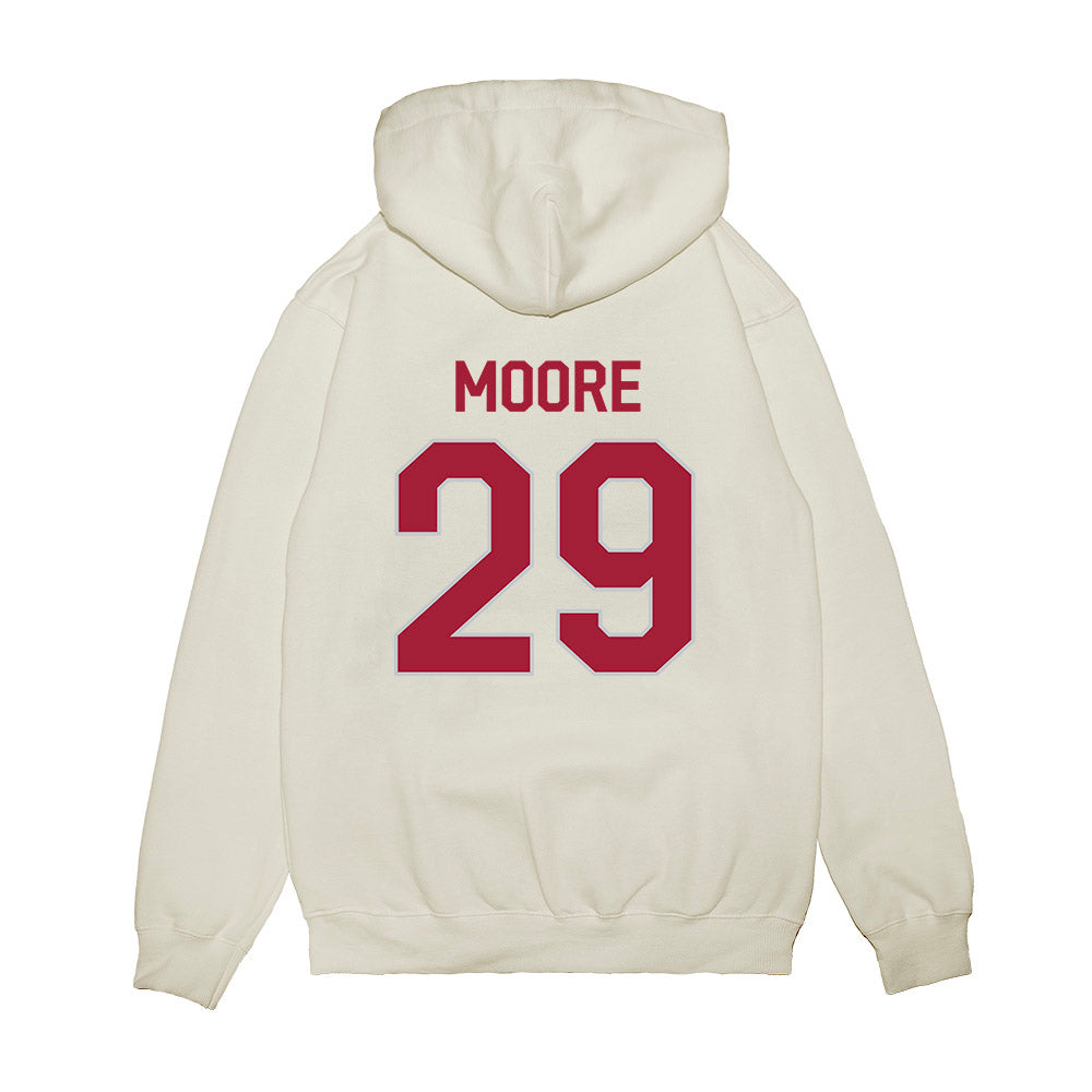 Alabama - NCAA Football : Fredrick Moore - We're In Premium Hooded Sweatshirt-1