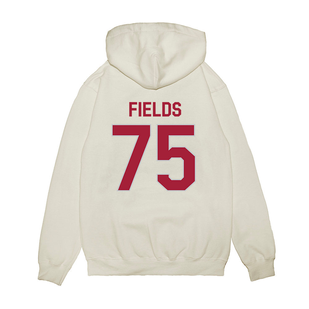 Alabama - NCAA Football : Ethan Fields - We're In Premium Hooded Sweatshirt-1