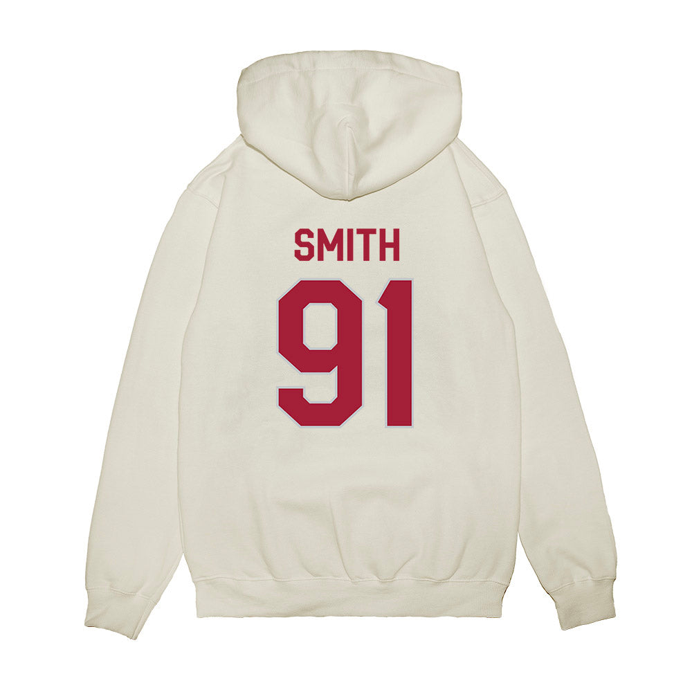 Alabama - NCAA Football : Caleb Smith - We're In Premium Hooded Sweatshirt-1