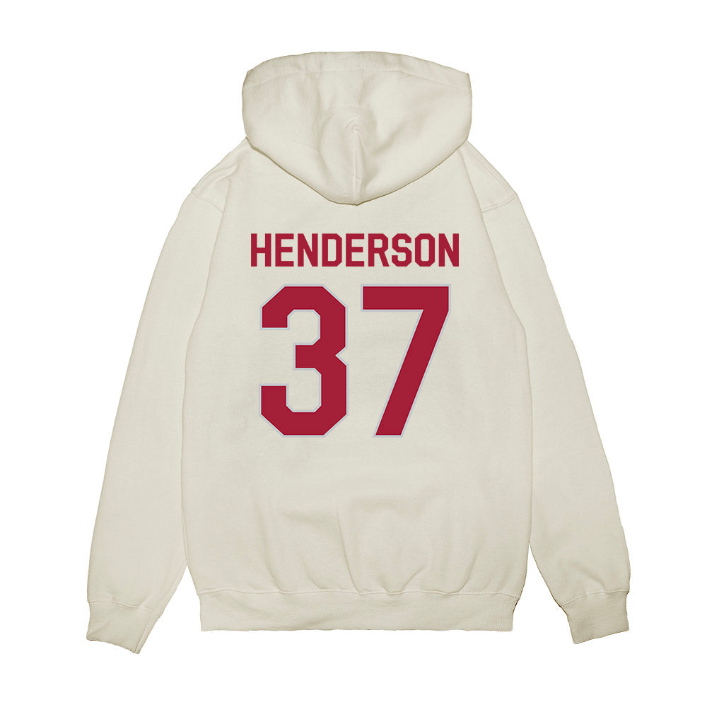 Alabama - NCAA Football : Tyler Henderson - We're In Premium Hooded Sweatshirt-1