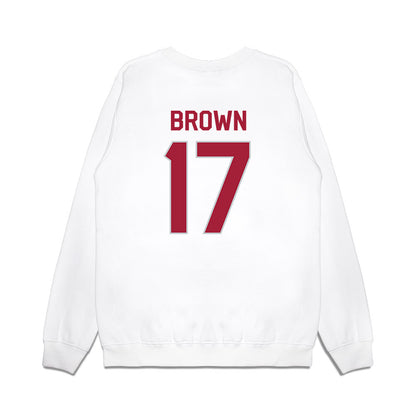 Alabama - NCAA Football : Trae'shawn Brown - We're In Premium Crewneck Sweatshirt-1