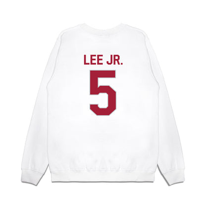Alabama - NCAA Football : Dijon Lee Jr. - We're In Premium Crewneck Sweatshirt-1
