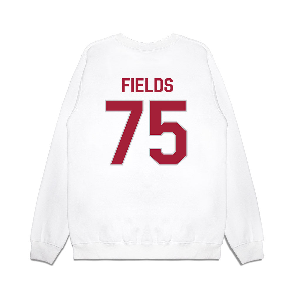 Alabama - NCAA Football : Ethan Fields - We're In Premium Crewneck Sweatshirt-1