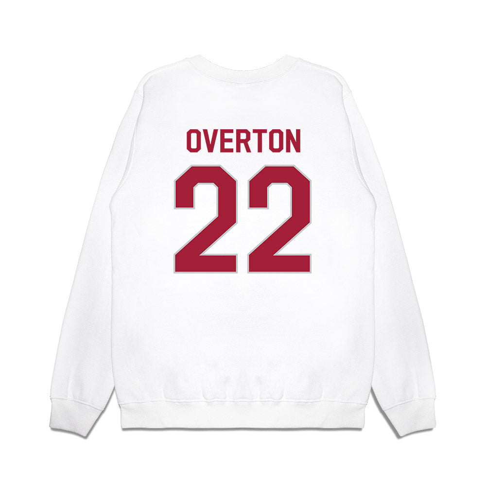 Alabama - NCAA Football : LT Overton - We're In Premium Crewneck Sweatshirt-1