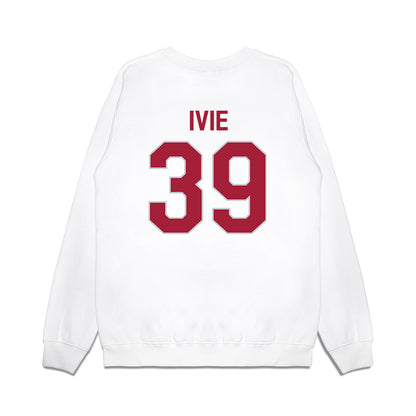 Alabama - NCAA Football : Jake Ivie - We're In Premium Crewneck Sweatshirt-1