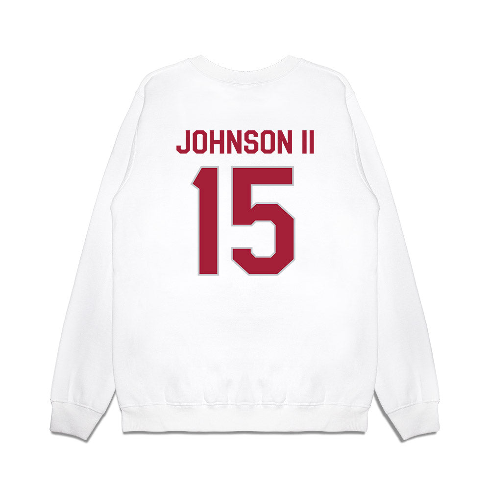 Alabama - NCAA Football : Duke Johnson II - We're In Premium Crewneck Sweatshirt-1