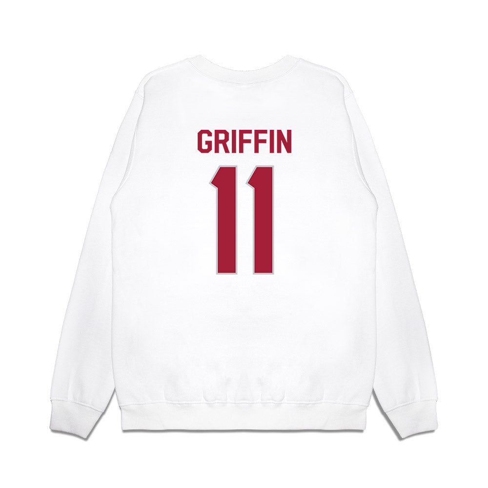Alabama - NCAA Football : Xavier Griffin - We're In Premium Crewneck Sweatshirt-1