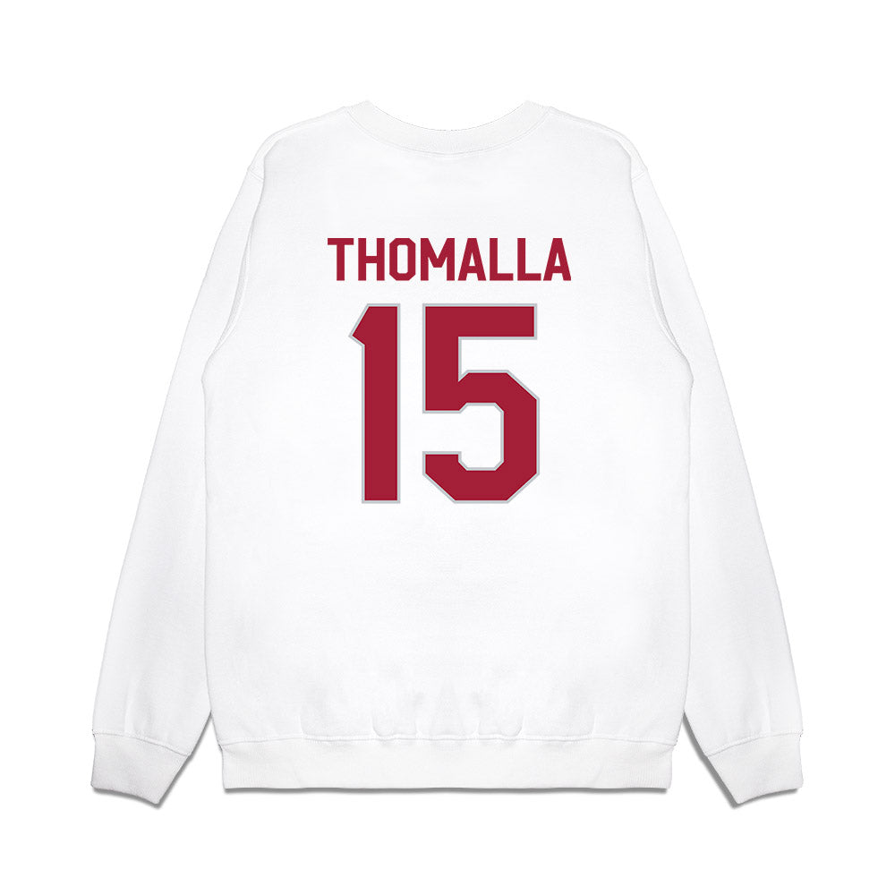 Alabama - NCAA Football : Jett Thomalla - We're In Premium Crewneck Sweatshirt-1