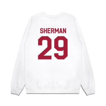 Alabama - NCAA Football : Nick Sherman - We're In Premium Crewneck Sweatshirt-1