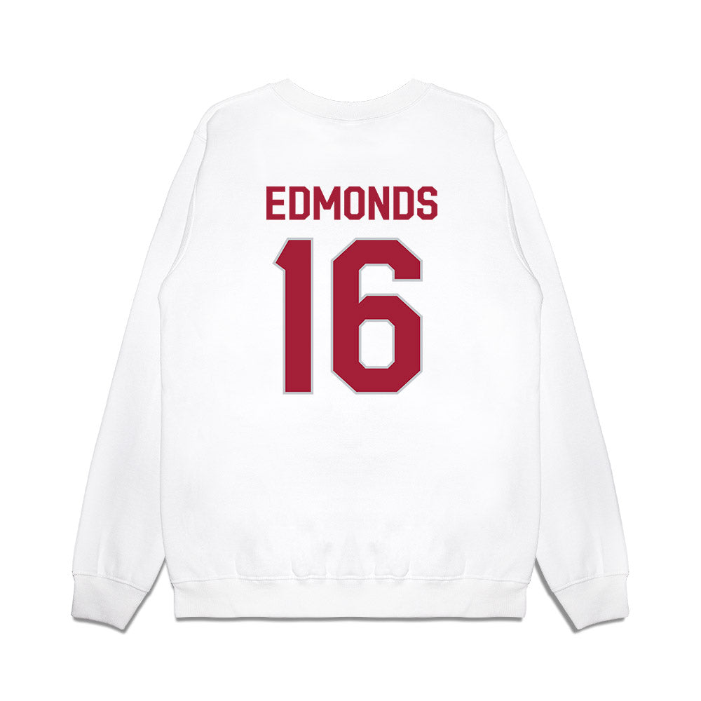 Alabama - NCAA Football : Jorden Edmonds - We're In Premium Crewneck Sweatshirt-1