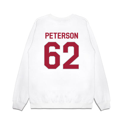 Alabama - NCAA Football : Davis Peterson - We're In Premium Crewneck Sweatshirt-1