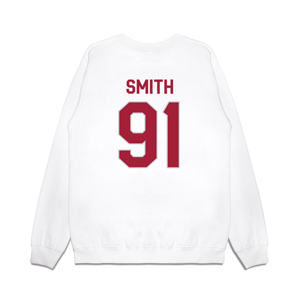 Alabama - NCAA Football : Caleb Smith - We're In Premium Crewneck Sweatshirt-1