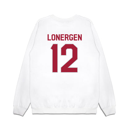Alabama - NCAA Football : Dylan Lonergen - We're In Premium Crewneck Sweatshirt-1