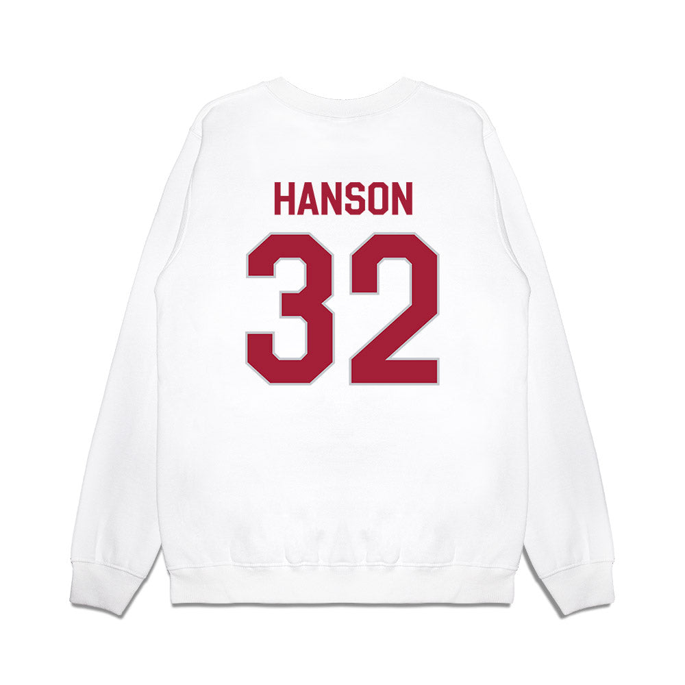 Alabama - NCAA Football : Griffin Hanson - We're In Premium Crewneck Sweatshirt-1