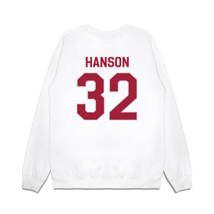 Alabama - NCAA Football : Griffin Hanson - We're In Premium Crewneck Sweatshirt-1