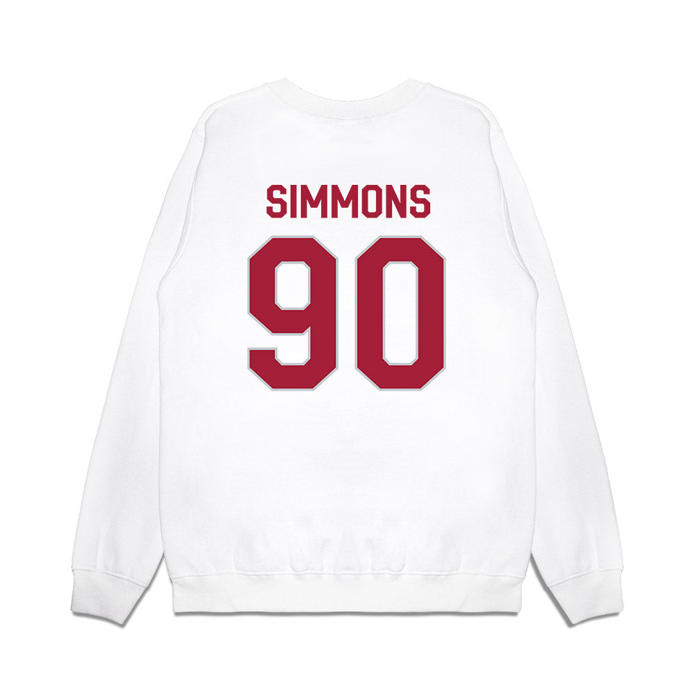 Alabama - NCAA Football : London Simmons - We're In Premium Crewneck Sweatshirt-1