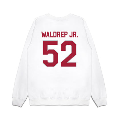 Alabama - NCAA Football : Mal Waldrep Jr. - We're In Premium Crewneck Sweatshirt-1