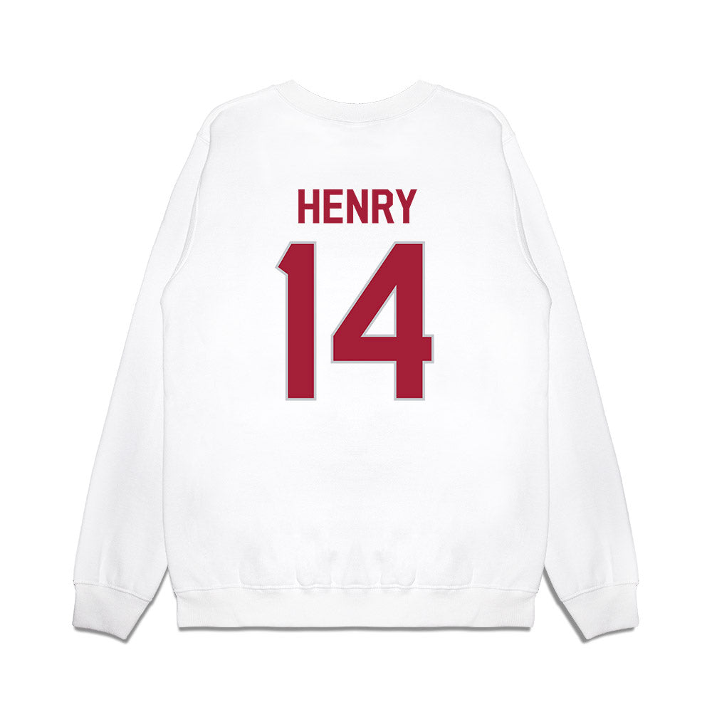 Alabama - NCAA Football : Fatutoa Henry - We're In Premium Crewneck Sweatshirt-1