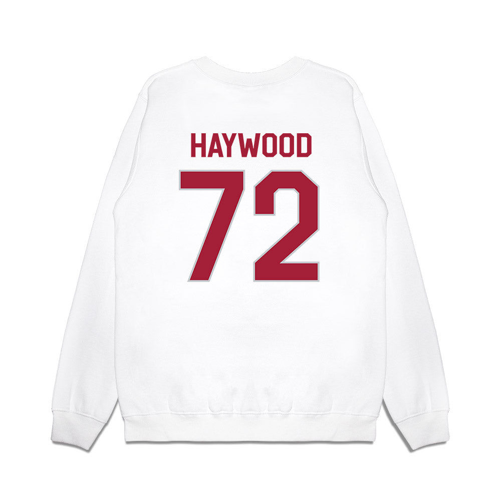 Alabama - NCAA Football : Ty Haywood - We're In Premium Crewneck Sweatshirt-1