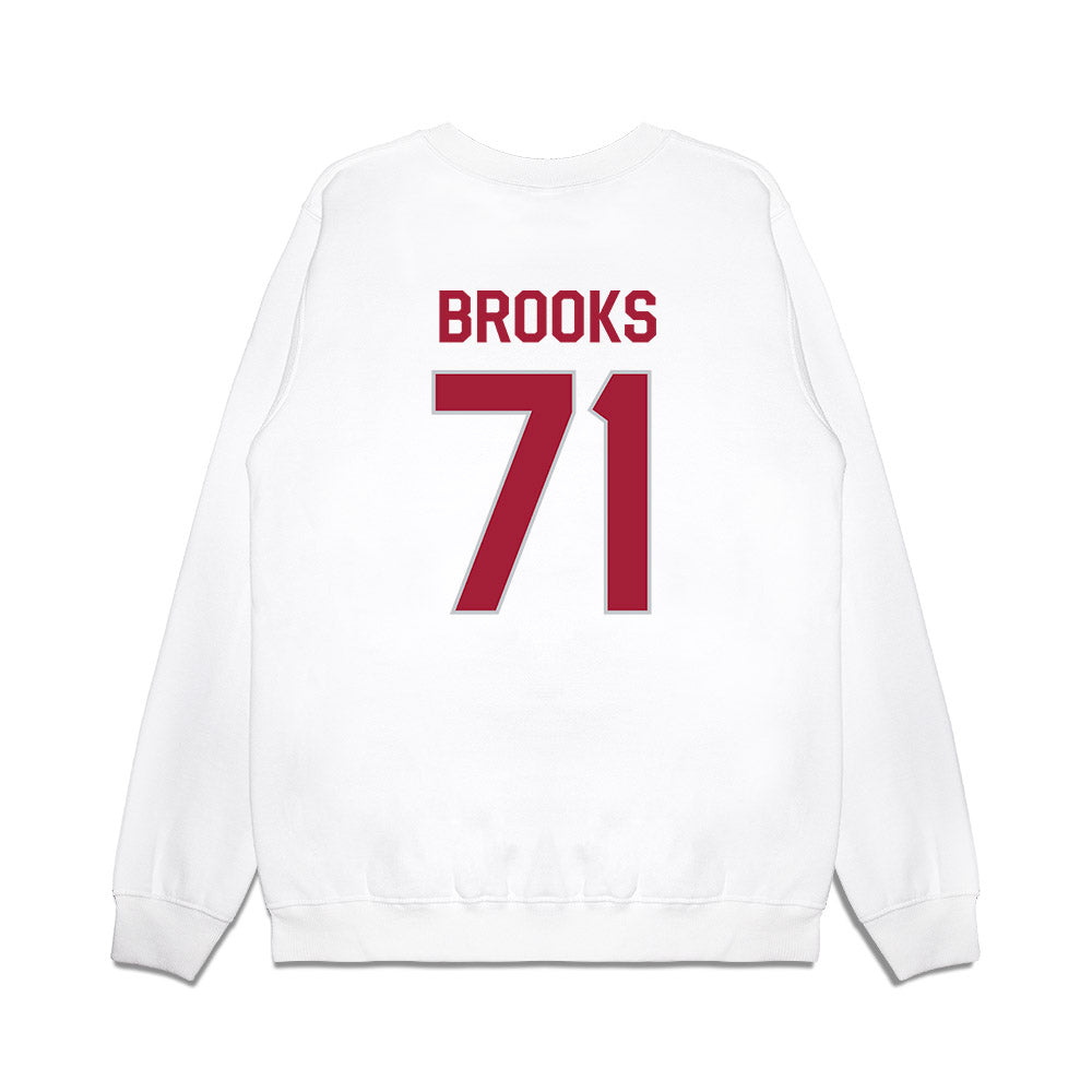 Alabama - NCAA Football : Nick Brooks - We're In Premium Crewneck Sweatshirt-1
