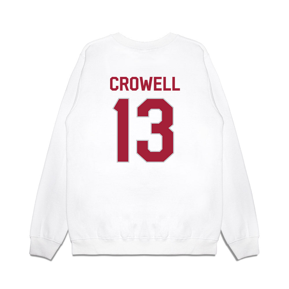 Alabama - NCAA Football : EJ Crowell - We're In Premium Crewneck Sweatshirt-1