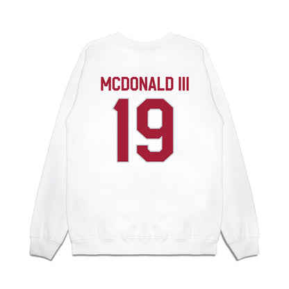 Alabama - NCAA Football : Chuck McDonald III - We're In Premium Crewneck Sweatshirt-1