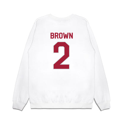 Alabama - NCAA Football : Zabien Brown - We're In Premium Crewneck Sweatshirt-1
