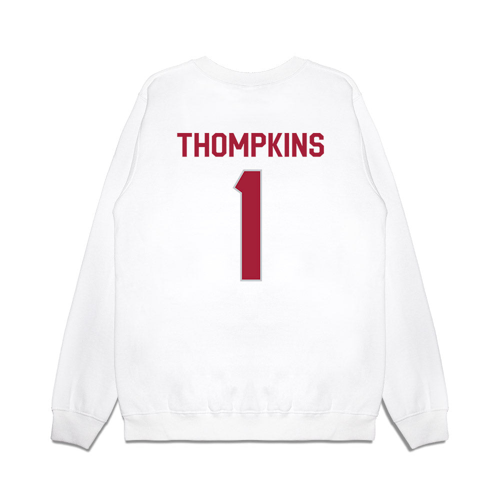 Alabama - NCAA Football : Devan Thompkins - We're In Premium Crewneck Sweatshirt-1