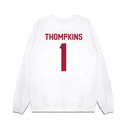 Alabama - NCAA Football : Devan Thompkins - We're In Premium Crewneck Sweatshirt-1