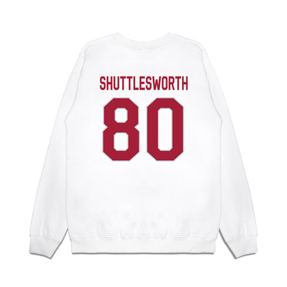 Alabama - NCAA Football : Jaxon Shuttlesworth - We're In Premium Crewneck Sweatshirt-1
