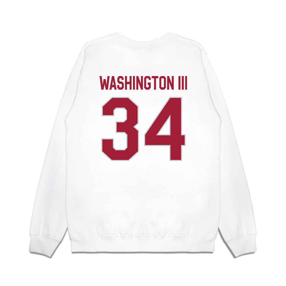 Alabama - NCAA Football : Jessie Washington III - We're In Premium Crewneck Sweatshirt-1