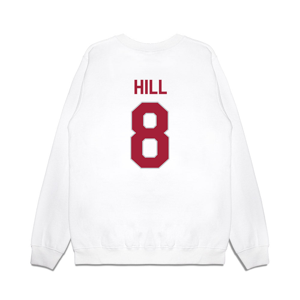 Alabama - NCAA Football : Justin Hill - We're In Premium Crewneck Sweatshirt-1