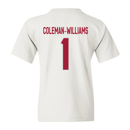 Alabama - NCAA Football : Ryan Coleman-Williams - We're In Youth T-Shirt-1