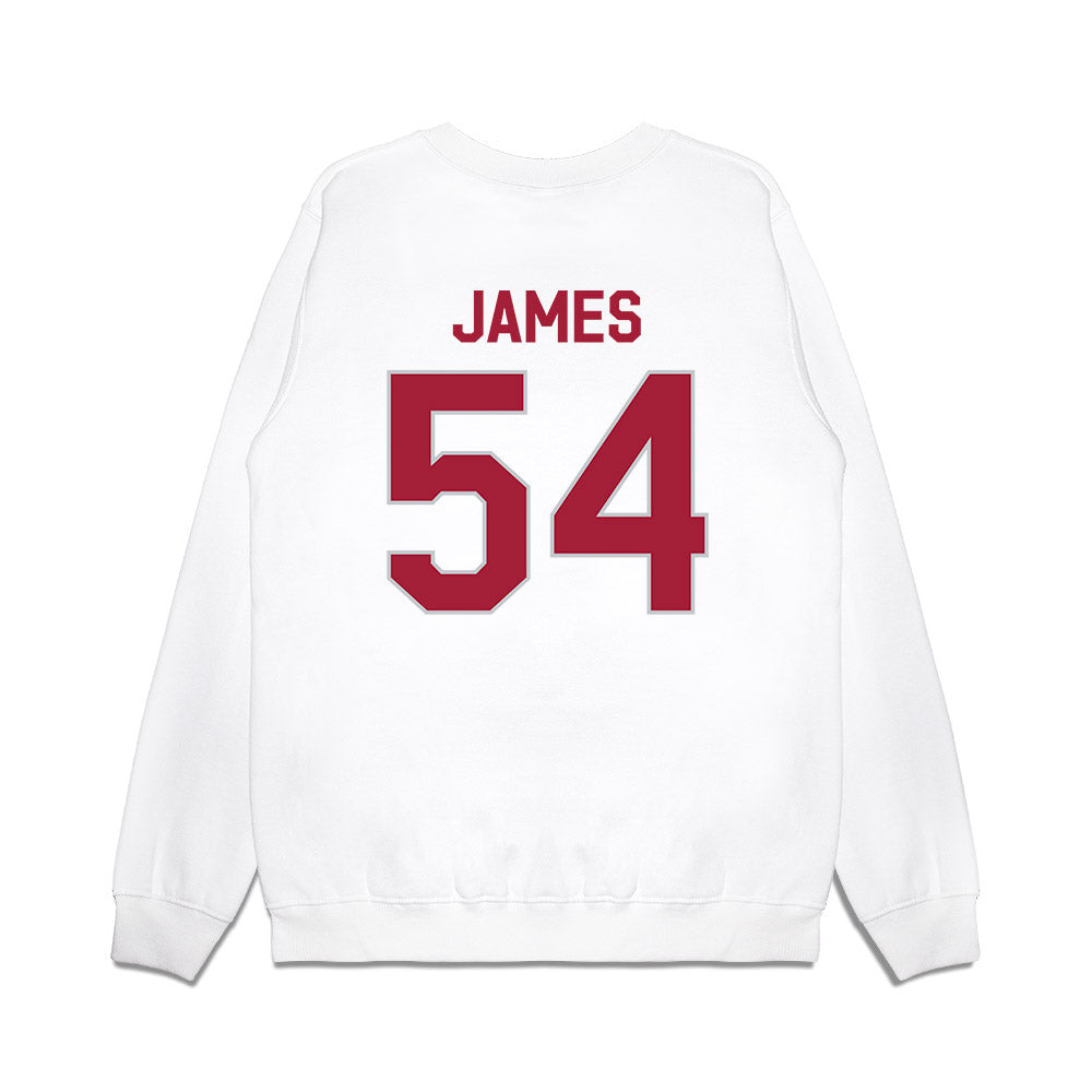Alabama - NCAA Football : Jayvin James - We're In Premium Crewneck Sweatshirt-1