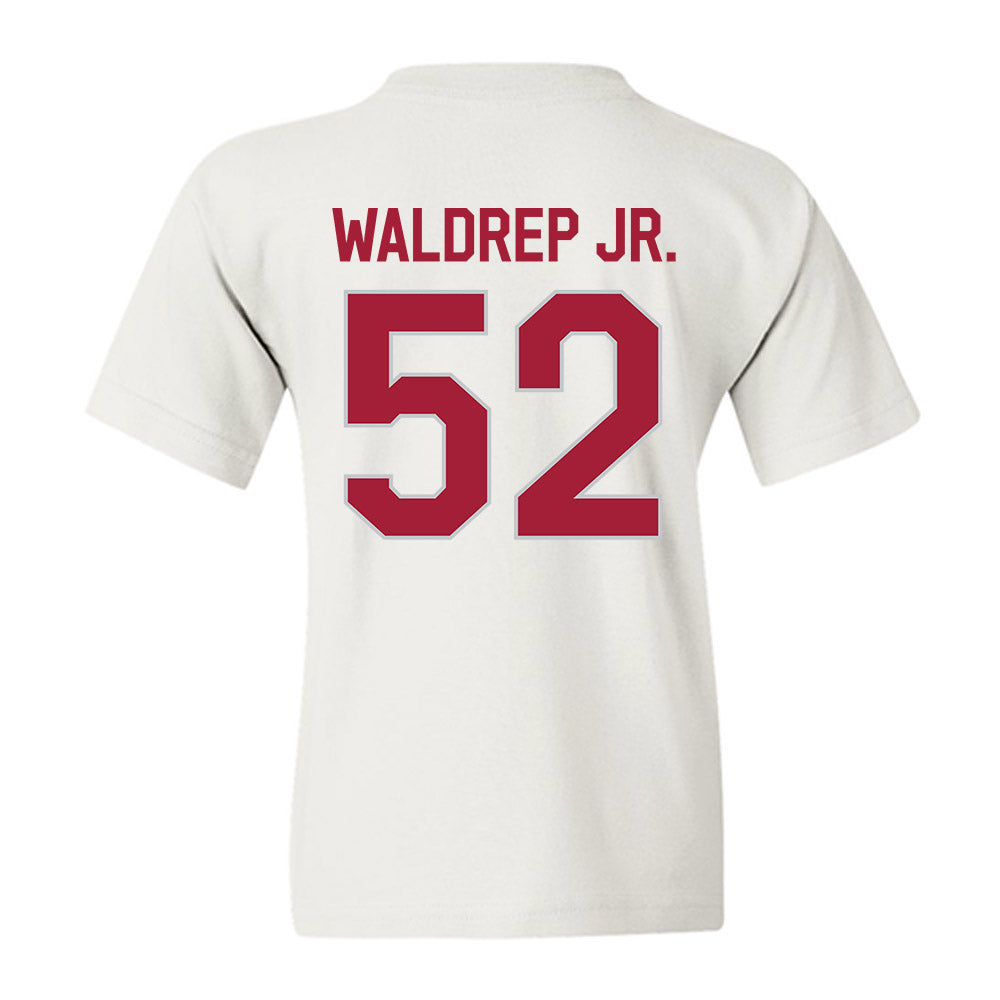 Alabama - NCAA Football : Mal Waldrep Jr. - We're In Youth T-Shirt-1