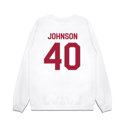 Alabama - NCAA Football : Grant Johnson - We're In Premium Crewneck Sweatshirt-1