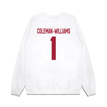 Alabama - NCAA Football : Ryan Coleman-Williams - We're In Premium Crewneck Sweatshirt-1