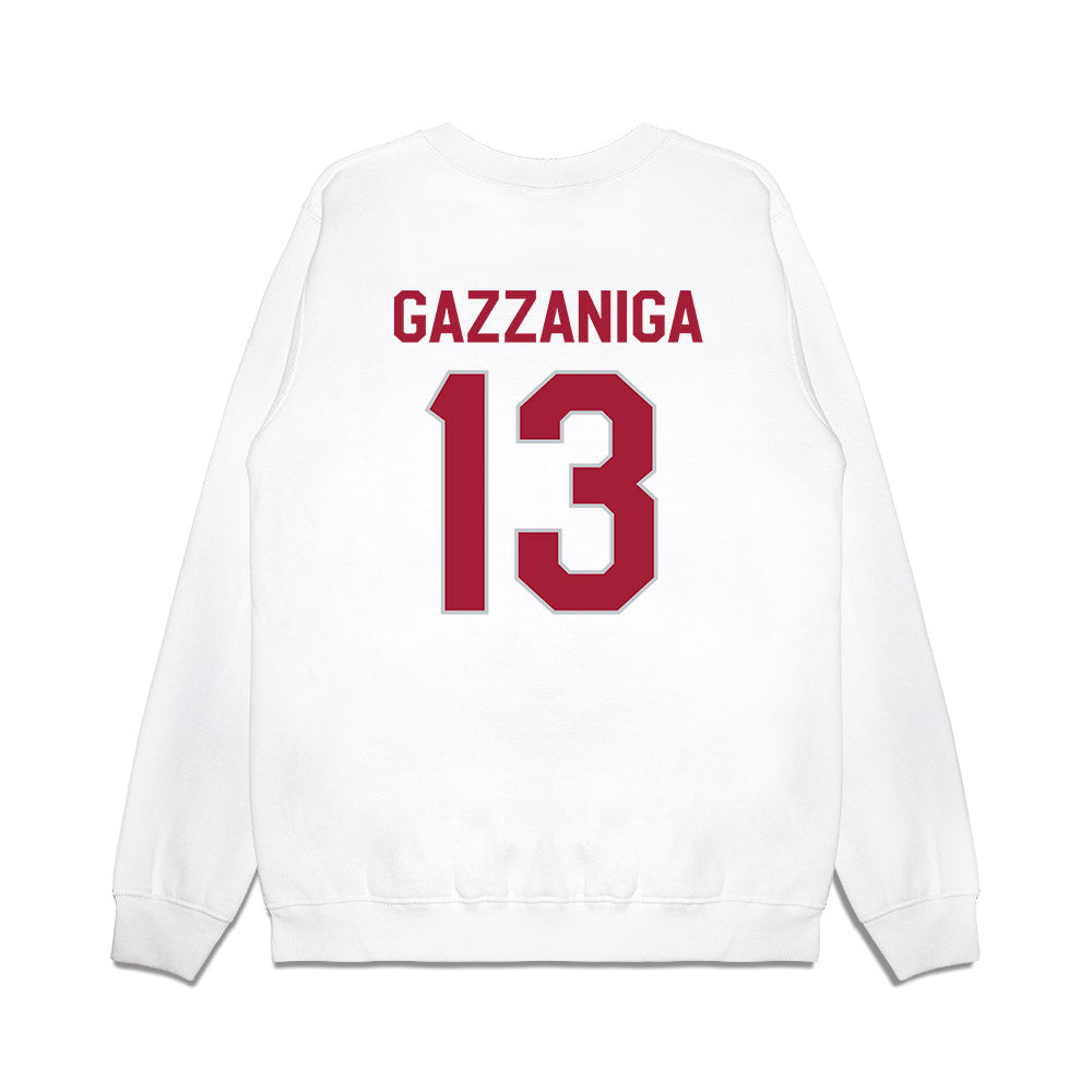 Alabama - NCAA Football : John Gazzaniga - We're In Premium Crewneck Sweatshirt-1
