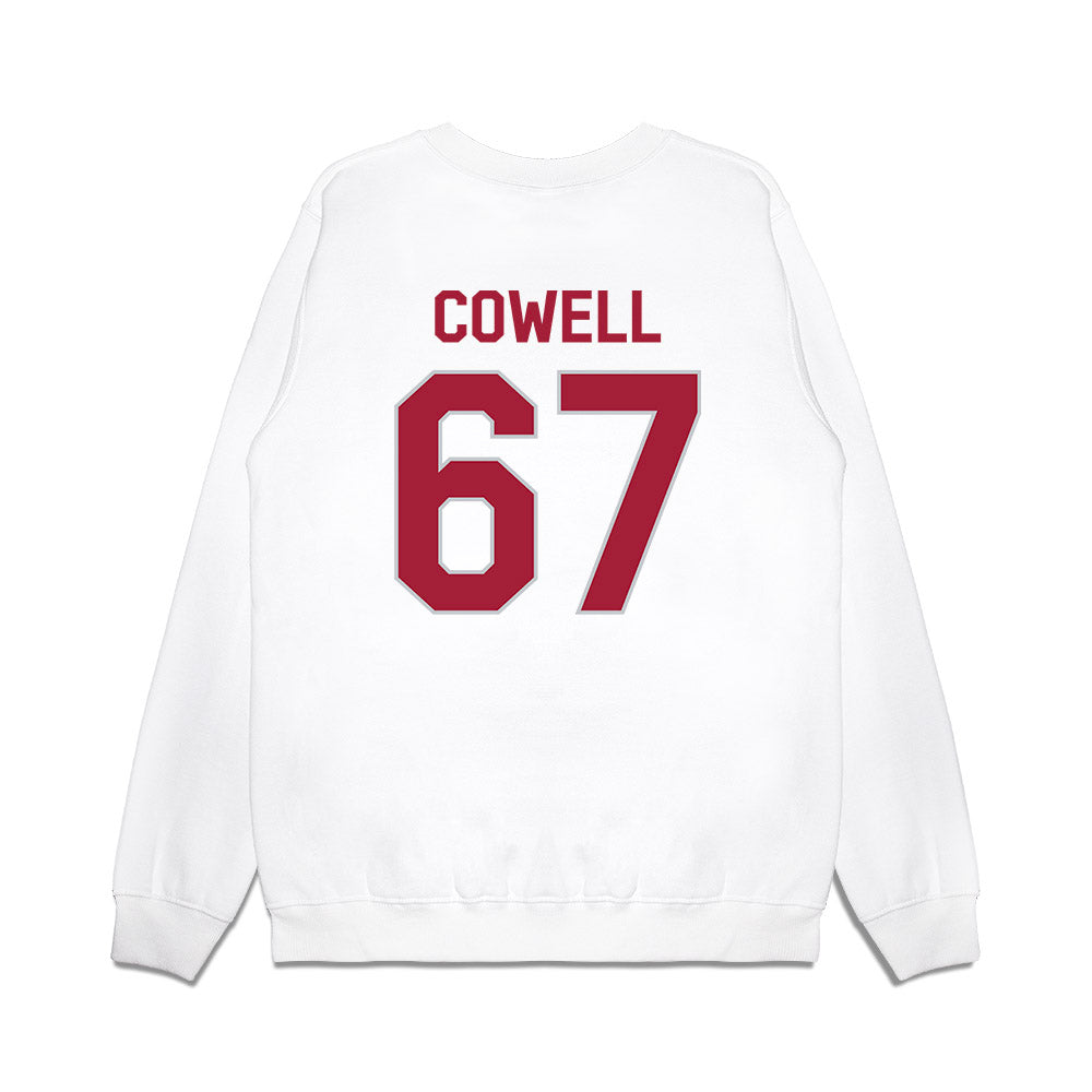 Alabama - NCAA Football : Vince Cowell - We're In Premium Crewneck Sweatshirt-1