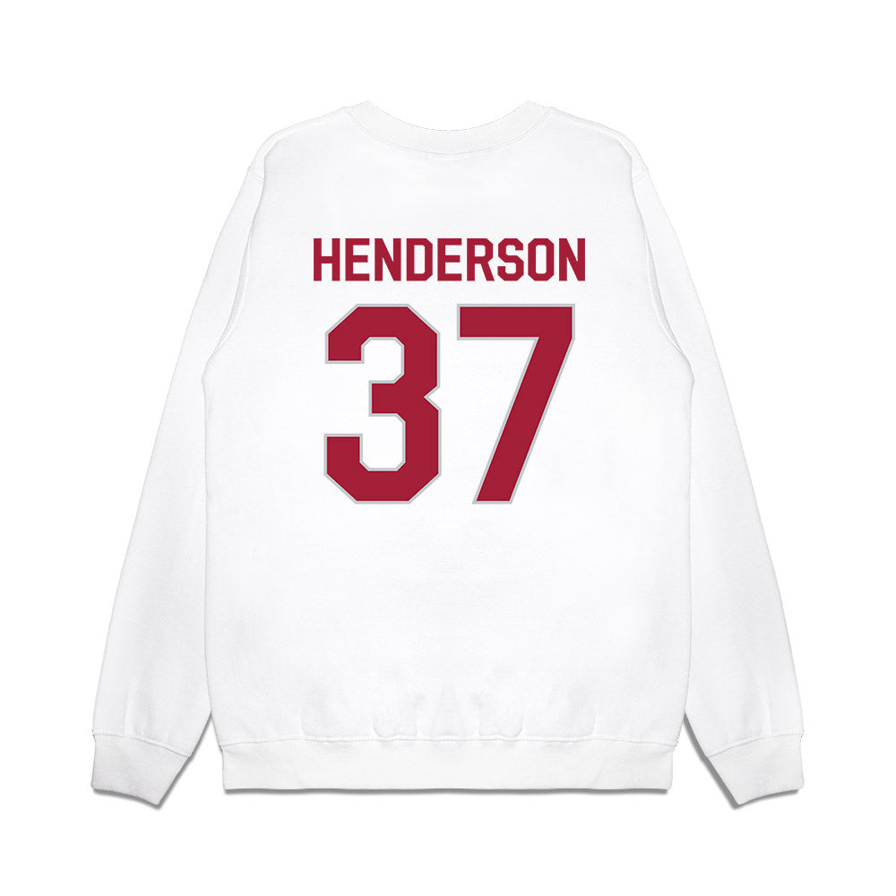 Alabama - NCAA Football : Tyler Henderson - We're In Premium Crewneck Sweatshirt-1