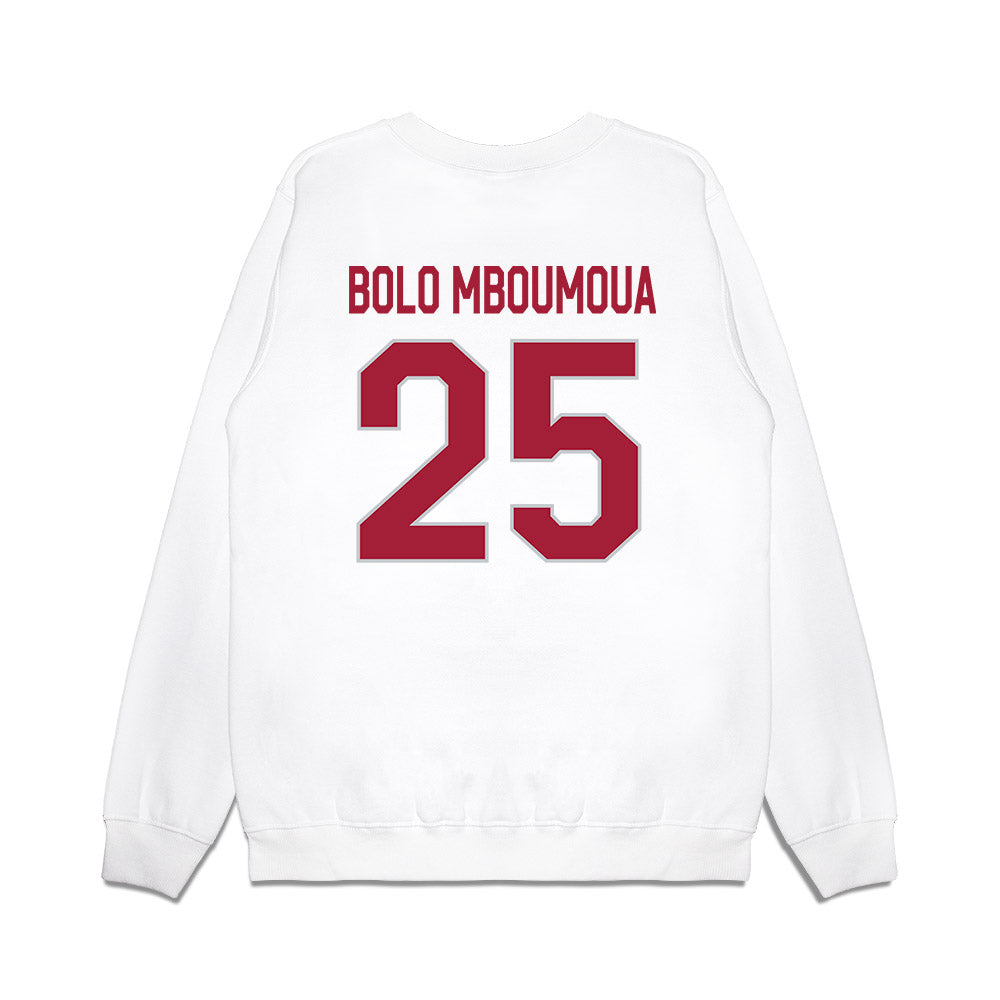 Alabama - NCAA Football : Steve Bolo Mboumoua - We're In Premium Crewneck Sweatshirt-1