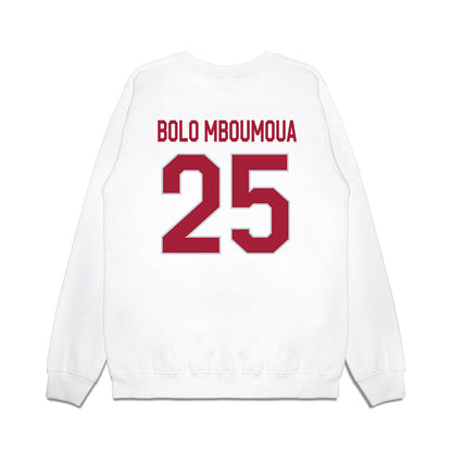 Alabama - NCAA Football : Steve Bolo Mboumoua - We're In Premium Crewneck Sweatshirt-1