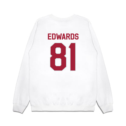 Alabama - NCAA Football : Kaleb Edwards - We're In Premium Crewneck Sweatshirt-1