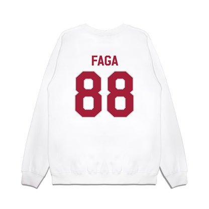Alabama - NCAA Football : Isaia Faga - We're In Premium Crewneck Sweatshirt-1